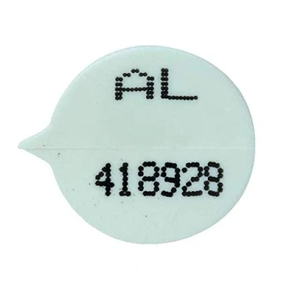 Image of Security Seals Numbered Round White (Pack of 500) WSealNO + Free FINCHLEY Pen