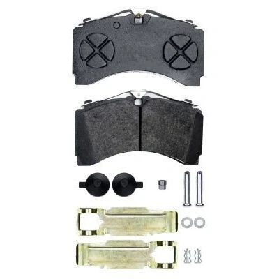 Image of 0064201520, 0064205320, 0084207320, 9604200220, A0064201520 Brake pad set TEXTAR 2924401 prepared for wear indicator with accessories