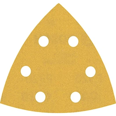 Image of Bosch Professional 5x Expert C470 Sandpaper (93x93 mm, Grit 320, Accessories Delta Sander)