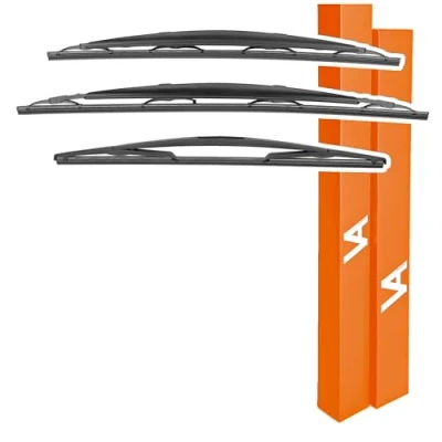 Image of VIA ALBION® Wiper Blades for: NISSAN MICRA Mk3 (2006* 2011) All Weather Front &amp; Rear Wipers Set
