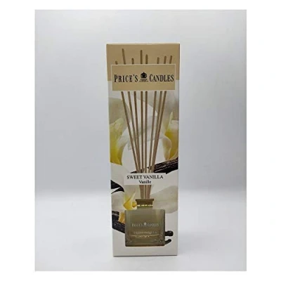 Image of Price&#039;s Sweet Vanilla Reed Diffuser 100m Sweet, Delicious, Quality Fragrance Long Lasting Scent