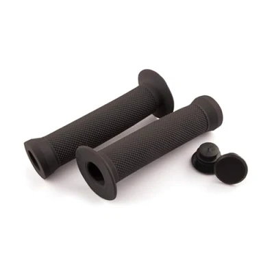 Image of Clarks D1 Bmx Plug Grip W/ Closed Ends Black