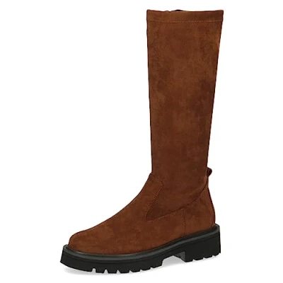 Image of CAPRICE Women&#039;s 9 25607 41 Flat Boot, Sand Reptile, 3.5 UK