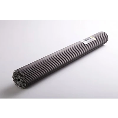Image of Clairefontaine Ref 451029C Maildor Corrugated Cardboard Roll (Single Roll) 2 x 0.70m Size, 175gsm Board, Suitable for Making 3D Creations Black