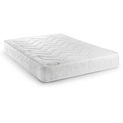 Image of Julian Bowen Deluxe Semi Orthopaedic Mattress, Size, 150cm, Polyester, Beige, UK King (150 x 200 cm)