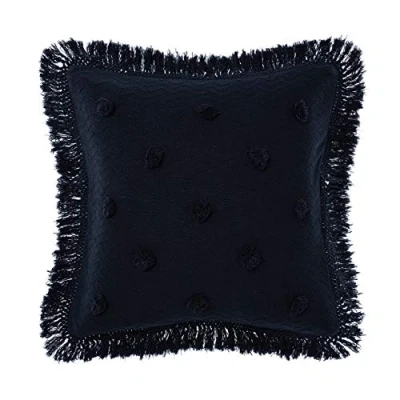Image of Linen House Adalyn Continental Pillowcase Sham, Indigo, 65 x cm