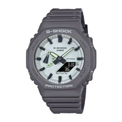 Image of G SHOCK Hidden GLOW GA2100HD Watch, Men&#039;s, Size: One Size, Grey