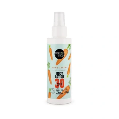Image of Organic Shop Sunscreen Body Lotion 30 SPF (150ml)