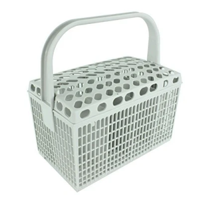 Image of Zanussi Dishwasher Cutlery Basket Plastic Cage Rack (Light Grey)