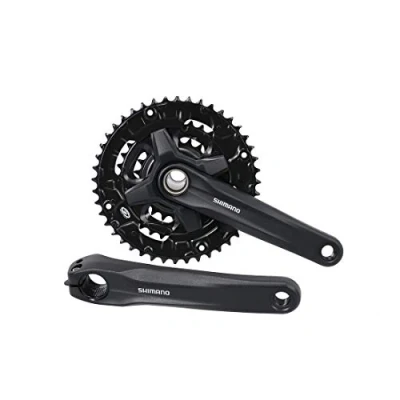 Image of Shimano Altus FC MT210 2 piece chainset 9 speed, 170 mm, 44/32 / 22T, black