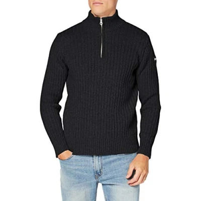 Image of Schott NYC Men&#039;s Plecorage2 Pullover Sweater, Anthracite, Large