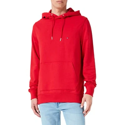 Image of Tommy Hilfiger Men 1985 Hoodie, Red (Primary Red), M