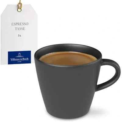 Image of Villeroy &amp; Boch Espresso cup Manufacture Rock Black 60 ml