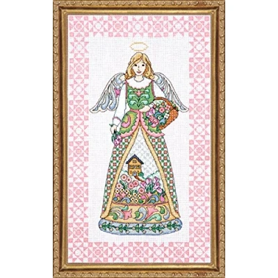 Image of Design Works Jim Shore Spring Angel Cross Stitch Kit
