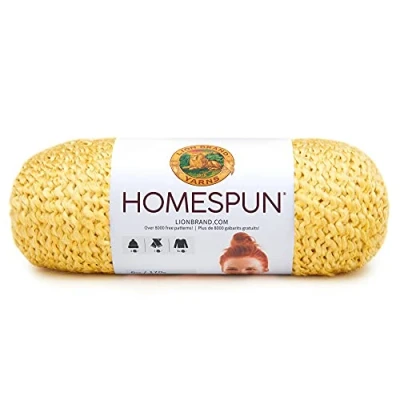 Image of Lion Brand Yarn Company Homespun Golden, 12.16 x 25.87 cm