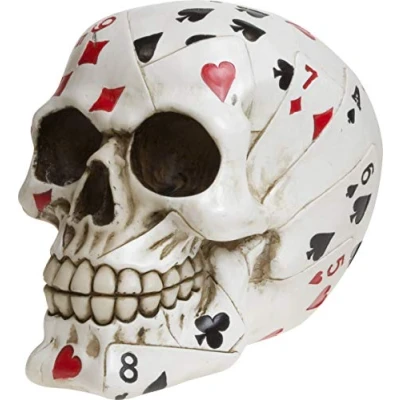 Image of Nemesis Now Dead Mans Hand Skull Figurine 17cm White