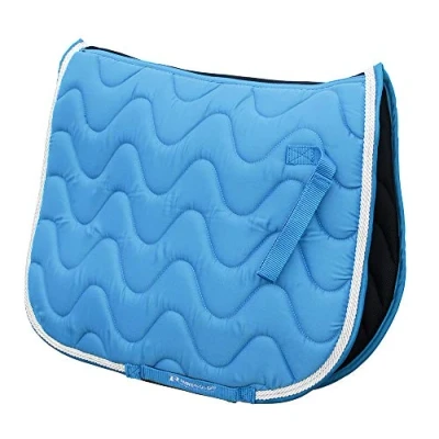 Image of Rhinegold Wave Saddle Pad Cob Turquoise