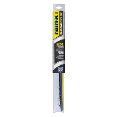 Image of Rain X 830119 Silicone Endura Wiper Blades, 19 Inch Windshield Wipers (Pack of 1), Automotive Replacement Blades With Two Times Longer Lasting Resilient Rubber Squeegee
