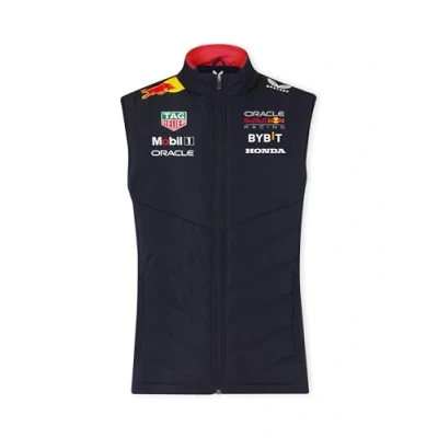 Image of Red Bull Racing Formula One Team Official 2024 1 Merchandise Replica Lightweight Hybrid Gilet Jacket Night Sky Unisex (UK, Alpha, XL, Regular, Sky)
