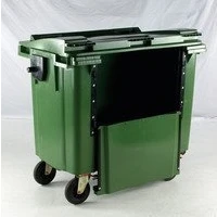 Image of Wheelie Bin With Drop Down Front 770 Litre Green