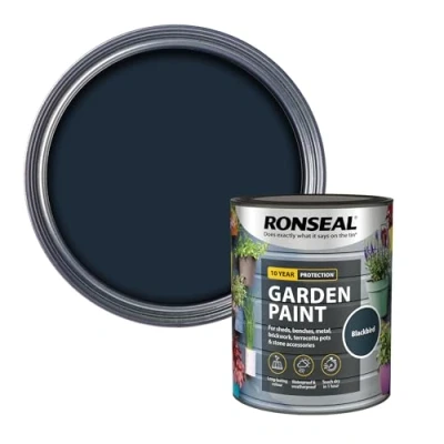 Image of Ronseal Garden Paint Blackbird 750ml
