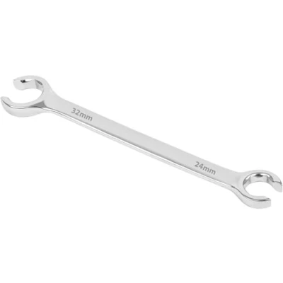 Image of Pipestation Split Ring Spanner for 15mm and 22mm Plumbing Compression Fittings Flare Nut Double End Open Crows Foot Hand Tools Tool Plumbers
