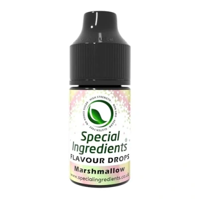 Image of Marshmallow Flavour Drop 500ml Highly Concentrated Versatile Food Flavouring Vegan, Non GMO, Gluten Free