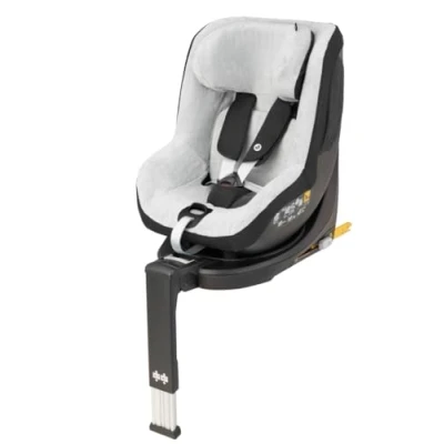 Image of Maxi Cosi Mica Eco Car Seat Cover Cotton, Machine Washable, is SUCO Fresh Grey