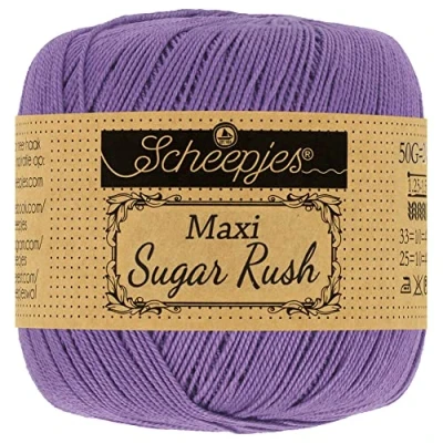 Image of Scheepjes Maxi Sugar Rush 113 Delphinium Yarn 10x50g