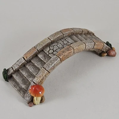 Image of Prezents Fairy Garden UK Stone Bridge Miniature Home Decor Elf Pixie Hobbit Magical Gift Idea Length: 19cm