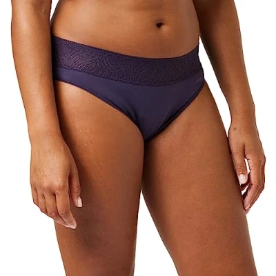 Image of SLOGGI Women&#039;s Period Pants Tai Light Hikini, Blueberry, M