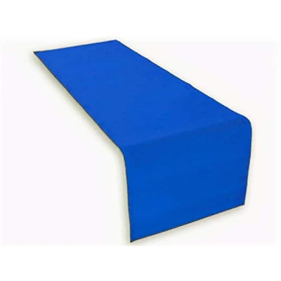 Image of 1 x Table Runner 45x150 cm in Royal Blue (17,71 59,05 inch) 100% Cotton 285 gr/qm. High Quality. Lemos Home.