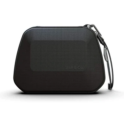 Image of Skull &amp; Co. Controller Case: Portable Hard Shell Protective Travel Carrying Case for PS5 DualSense Black