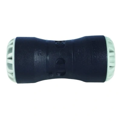 Image of MDPE Pipe Fitting Push Fit Coupling 25mm
