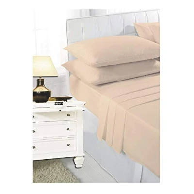 Image of Latte 2ft 6&quot; (76cmx190cm) Percale Bunk Bed Fitted Sheet Caravan Campervan Small Single