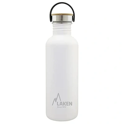 Image of Laken Unisex Adult Heavy Duty Stainless Steel Bottle 1 Litre White