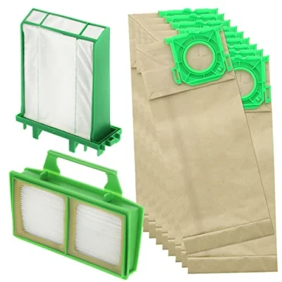Image of Masterpart Vacuum Cleaner Dust Bags &amp; Filter Kit Compatible With Sebo K1, K3 Airbelt