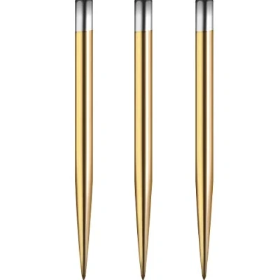Image of Mission Darts Glide Steel Tip Dart Points Smooth Plain Spare Points, 36mm, Gold (#_1xX2440)