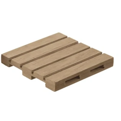 Image of Out of the blue Drinks Coasters Natural Colours 10 cm x Set 4 in Pallet Style