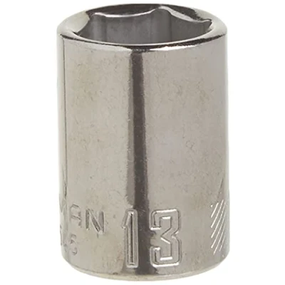 Image of CRAFTSMAN Shallow Socket, Metric, 3/8 Inch Drive, 13mm, 6 Point (CMMT43545)