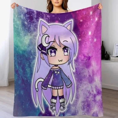 Image of FRBUZIRX Cartoon Blankets Boys Girls Throw Blanket Cute Warm Nap Super Soft Flannel Bedding Plush Gifts Throws for Couch Sofa Kids Adults, 40&quot;x 50&quot;