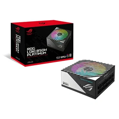 Image of Asus 850W ROG LOKI SFX L Platinum PSU, Small Form Factor, Fully Modular, 80+ Platinum, 0dB Fan Button, RGB, ATX to Bracket, 10 Year Warranty