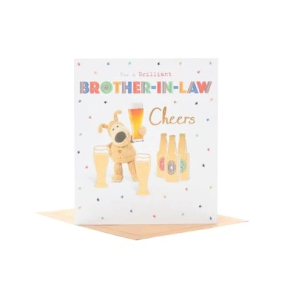 Image of Boofle Birthday Card for Brother In Law Cute Design