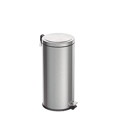 Image of Tramontina Brushed Stainless Steel Pedal Bin 30L