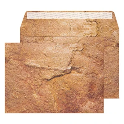 Image of Blake Creative Senses Yorkshire Sandstone Peel &amp; Seal Wallet 162x229 mm 135G Pack of 20