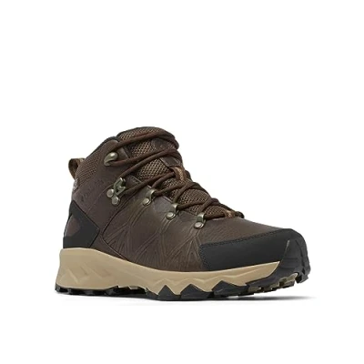 Image of Columbia Women&#039;s Peakfreak 2 mid Outdry Leather waterproof rise hiking boots, Brown (Cordovan x Black), 6.5 UK