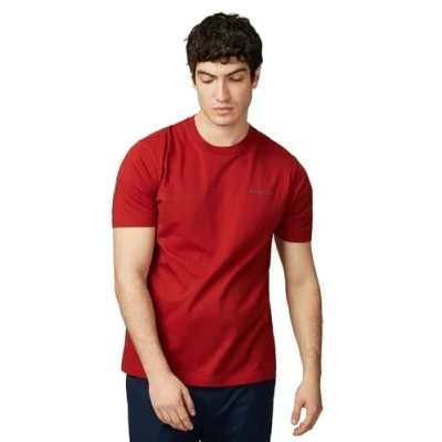 Image of Ben Sherman Men&#039;s Signature T Shirt, Short Sleeved, 100% Organic Cotton, Regular Fit (Red) XXL
