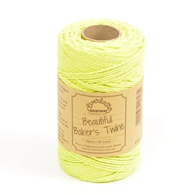 Image of 100m Everlasto &#039;Solid&#039; Beautiful Baker&#039;s Cotton Craft Twine (2mm Approx) (Spring Green)