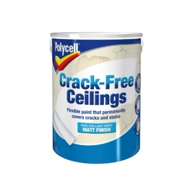 Image of Polycell CFCSM5L 5L Crack Free Ceilings Smooth Matt