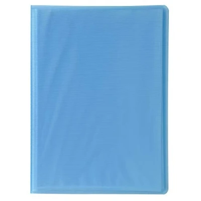 Image of Exacompta Ref 85277E Linicolor Rigid PP Display Book Suitable for A4 Documents, 0.8mm Polypropylene Material, 20 Pockets, 40 Viewing Pages Assorted Colours (Pack of 20)